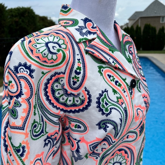 NWT Jil Sander Le Chatelier Paisley print blazer - Picture 6 of 16